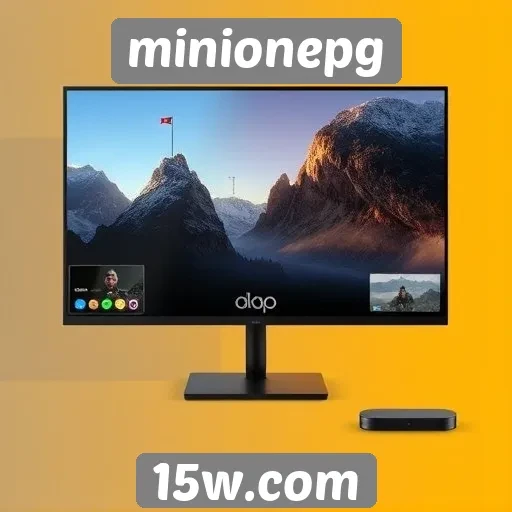 Funcionalidades destacadas no site minionepg